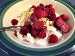 Yogurt, Fruit and Nut Bowl