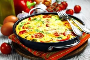 Oven Frittata with Vegetables