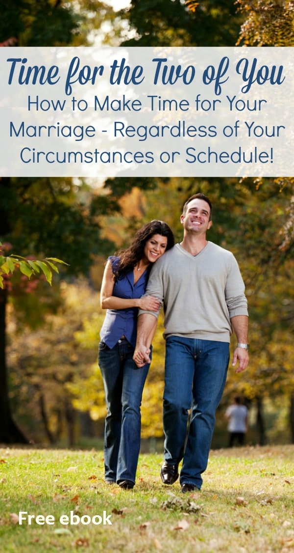 Time for the Two of You - Simple ways to make time for your marriage. Free ebook | Marriage tips | Marriage advice | Happy marriage