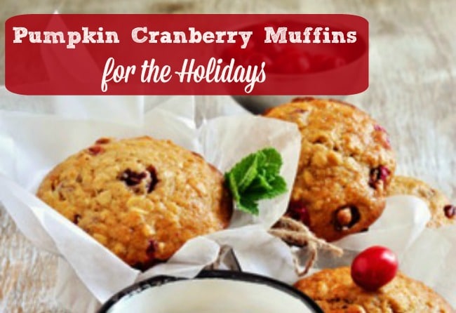 Pumpkin cranberry muffins are perfect for Thanksgiving or anytime during the holidays. Make this recipe ahead for guests or for a quick breakfast or snack for the family. Recipes | Breakfast ideas | Holiday food