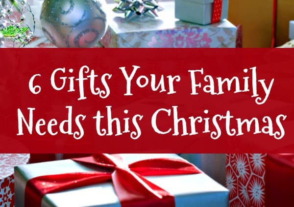 6 Family Christmas Gifts You Need this Year - Your children may not want more stuff this Christmas. Instead, they may want these 6 family Christmas gifts - and you and your husband almost certainly want them! Holiday ideas | Christmas traditions #Christmas #Family #Christmasgifts