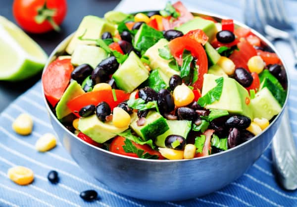 Zesty bean salad